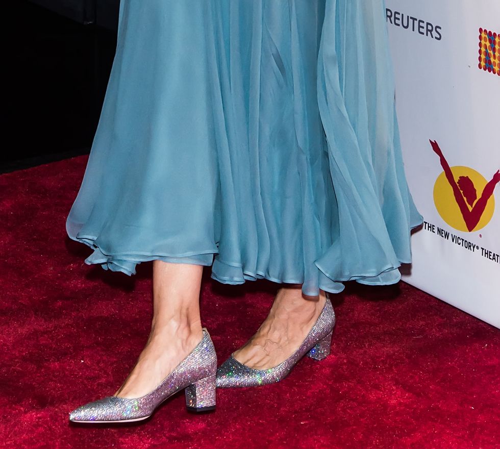 Sarah Jessica Parker's silver shoes
