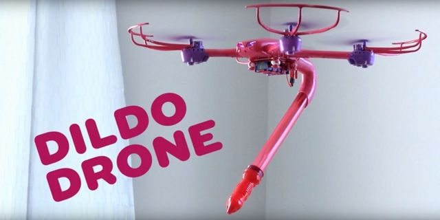 The dildo drone is here for your every masturbating need