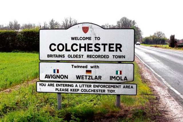 Colchester sign