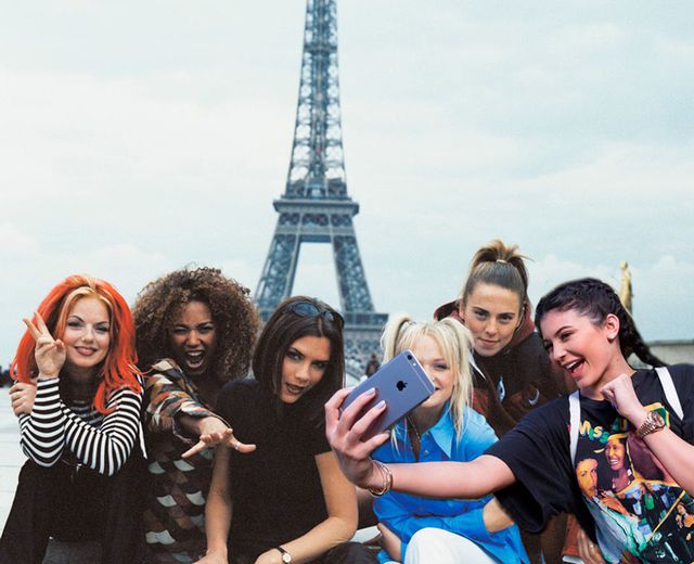 Kylie Jenner as the 6th member of the Spice Girls