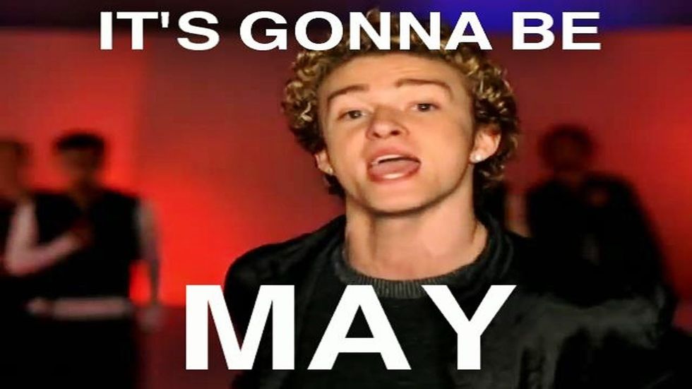 Justin Timberlake revived the ‘it’s gonna be May’ meme in the best