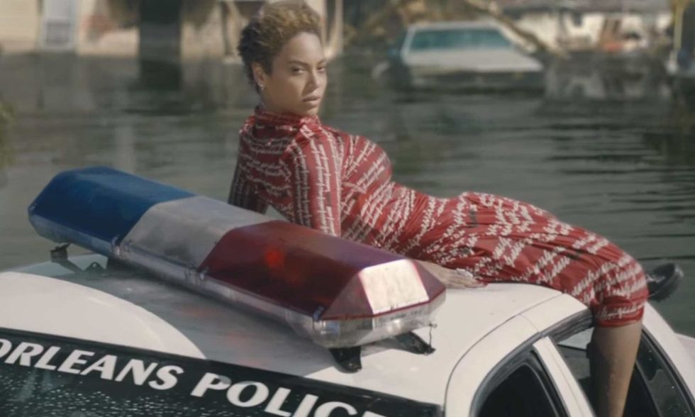 Beyonce wearing Gucci in Formation