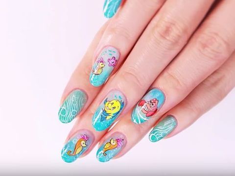 7 Mermaid Nails Designs Inspired By The Little Mermaid