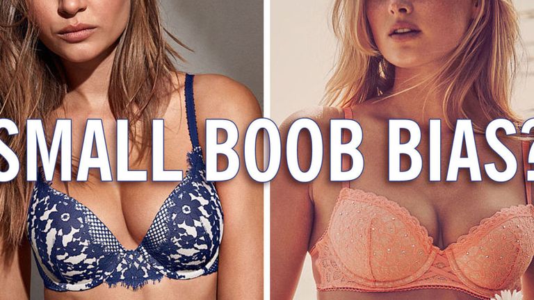 People are accusing Victoria's Secret of small boob bias