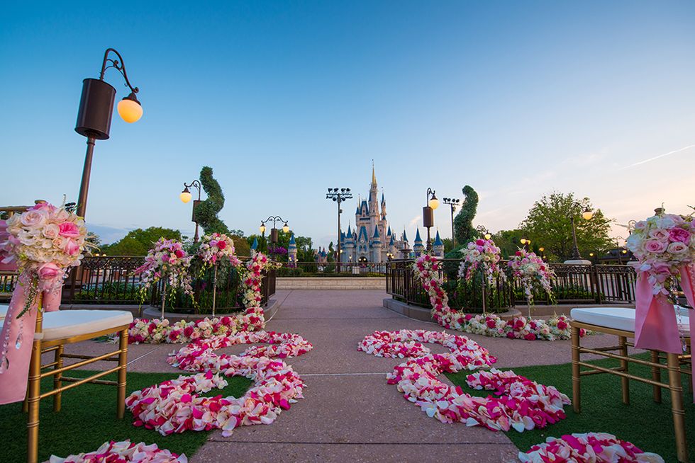 IMPORTANT: You can now get married in front of Cinderella's Castle at Disney World