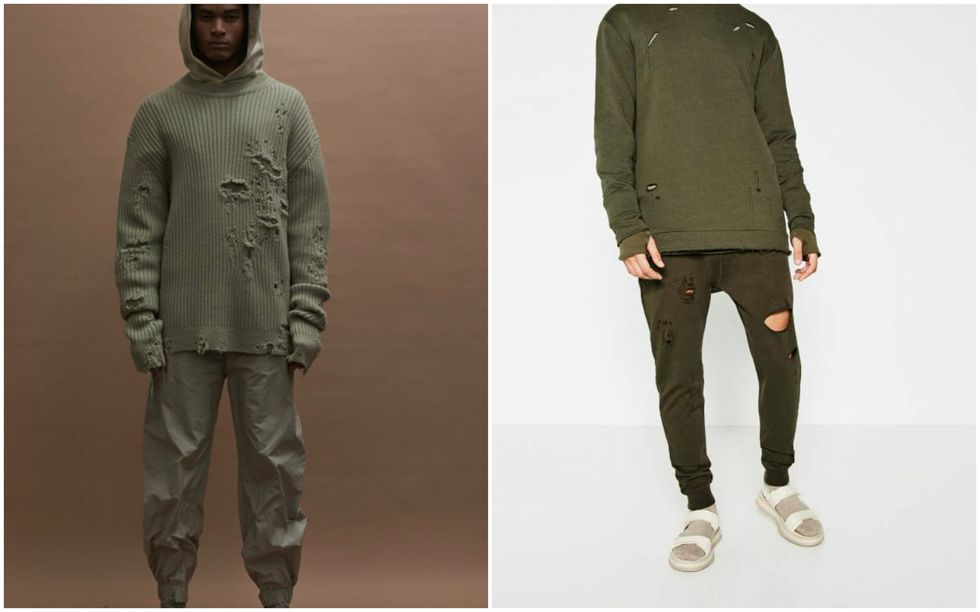 Zara's Streetwise collection looks a little like Kanye West's Yeezy Season 3