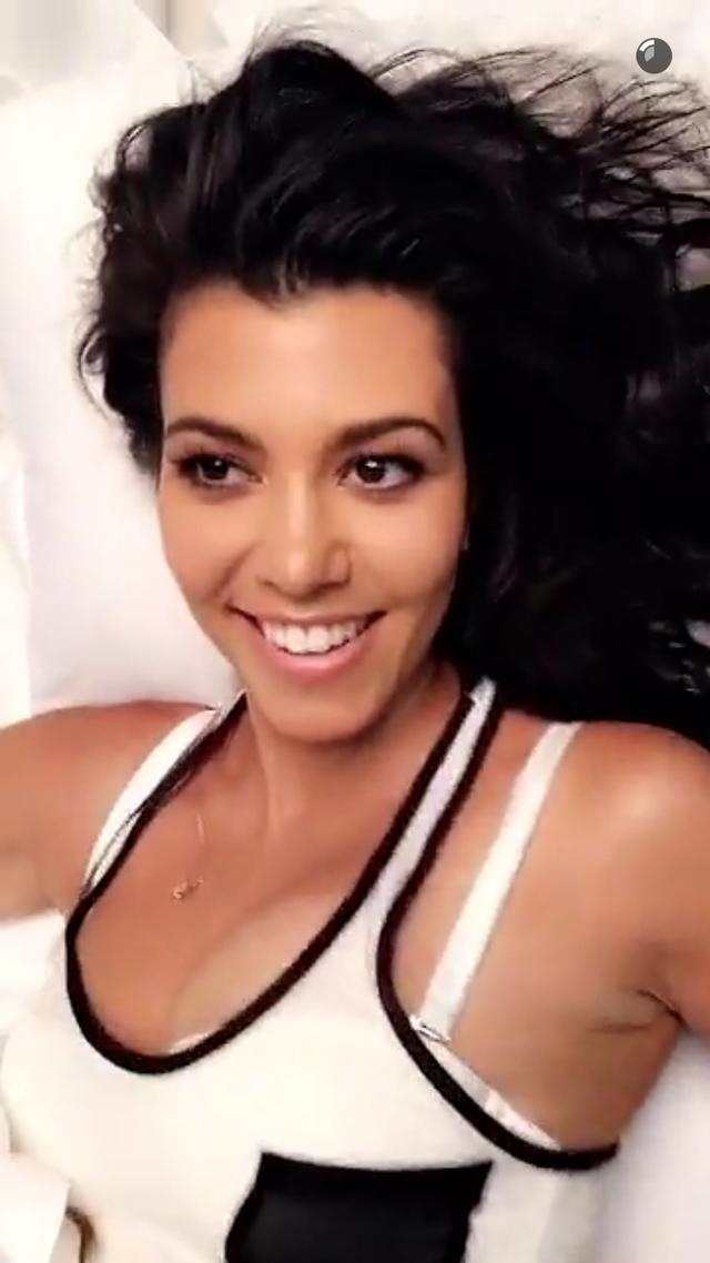 Kourtney Kardashian snapchat