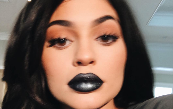 Kylie Jenner debuts black lipstick lipkit shade