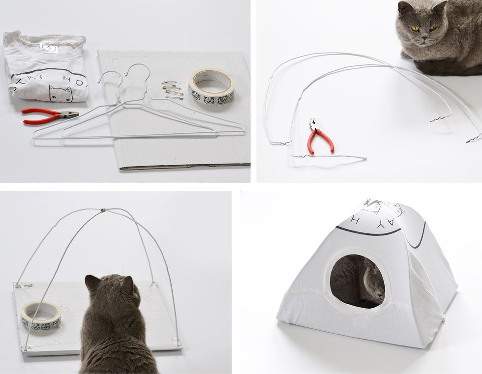 Craft hacks that will change your world: cat tent