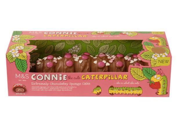 Connie the caterpillar cake