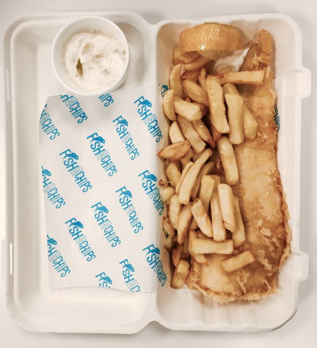 healthy fish and chips