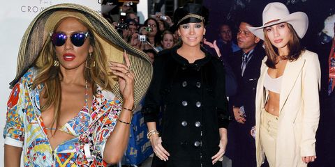 Jennifer Lopez's fabulous life in hats