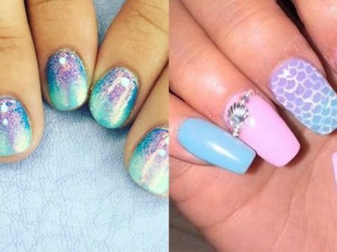Little Mermaid Nail Art  YouTube