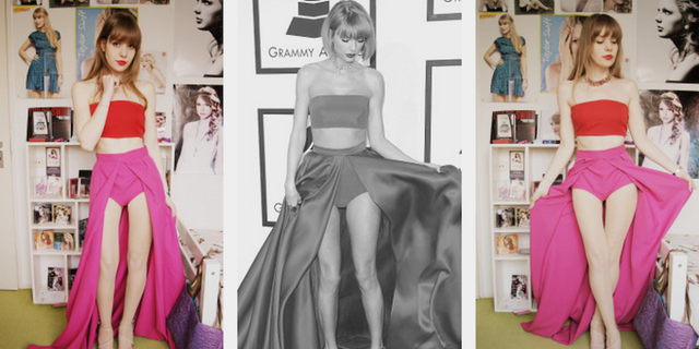 Teen dresses like Taylor Swift