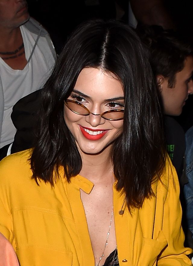 Kendall Jenner new bob haircut at Tyler the Creator's LA show