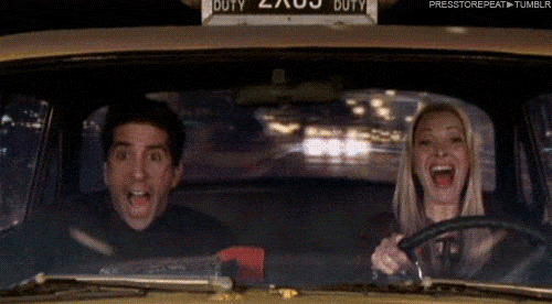 Friends Taxi GIF