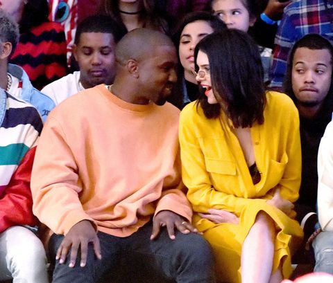 Kendall Jenner and Kanye West at the Made LA: Tyler, The Creator Show