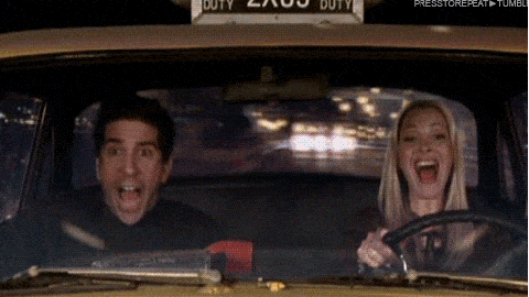 Friends Taxi GIF