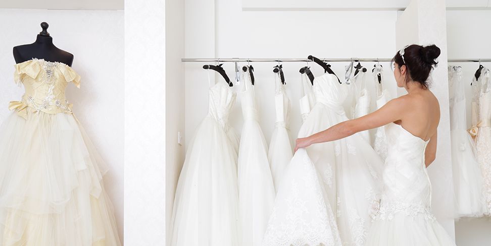 The cost  of wedding  dress  shopping