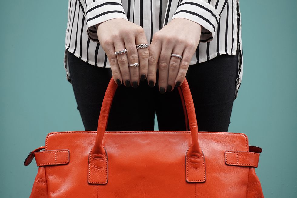 Brown, Red, Bag, Style, Orange, Fashion accessory, Fashion, Travel, Leather, Coquelicot, 