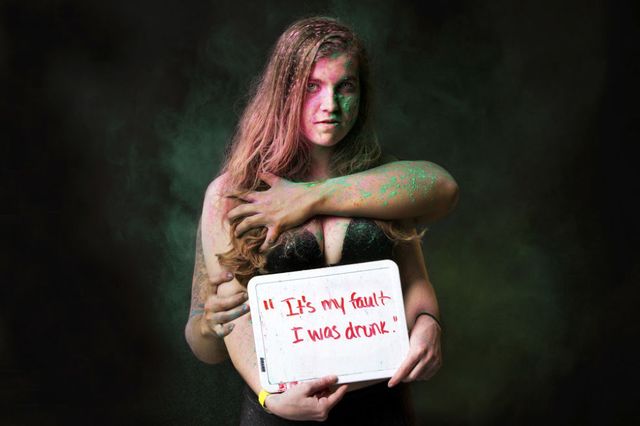 This powerful rape photo series is challenging victim blaming