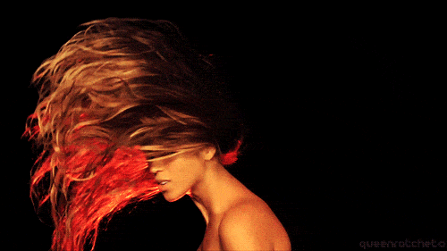 Hair extensions GIF
