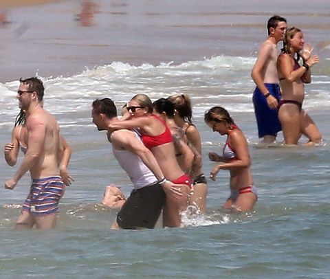 Taylor Swift and Tom Hiddleston 4th July