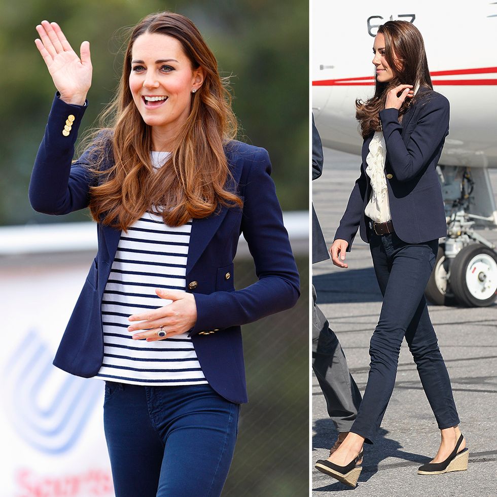 Kate Middleton wearing basics