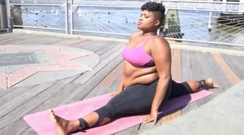 Inspiring yoga teacher Jessaymn Stanley proves that 'fat can still be  healthy