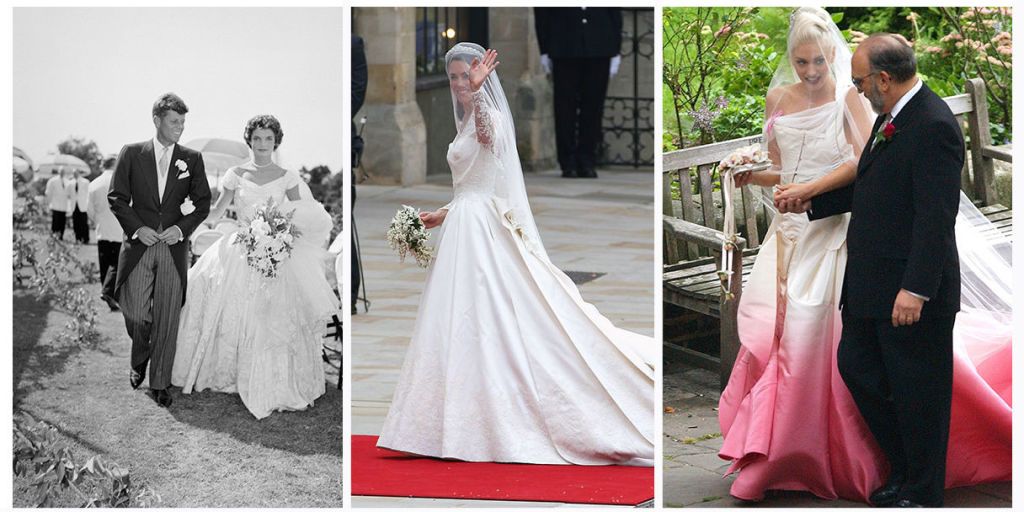Video: iconic wedding dresses through time