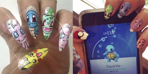 Pokémon Go Nail Art Is Taking Over Instagram Image