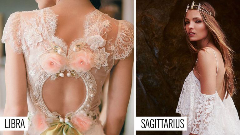How to choose the right wedding dress for your star sign