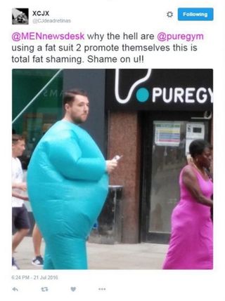 Pure Gym Used People In Fat Suits To Entice Others To Sign Up