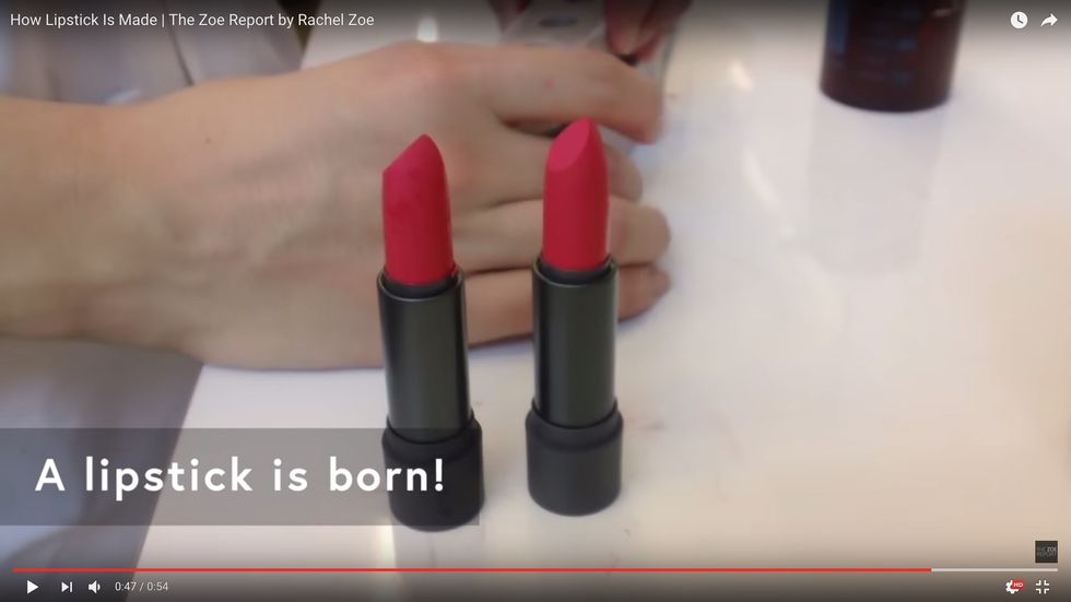 how lipstick is made