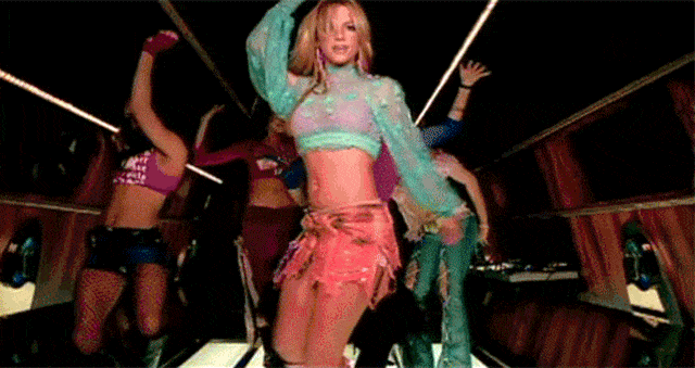 Britney Spears twirl