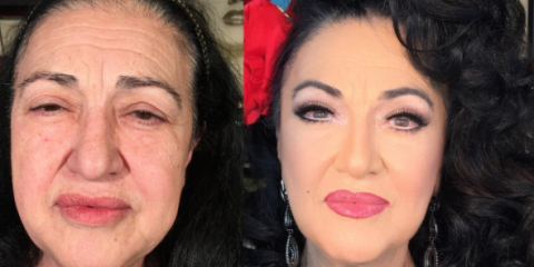 Older women makeup transformations