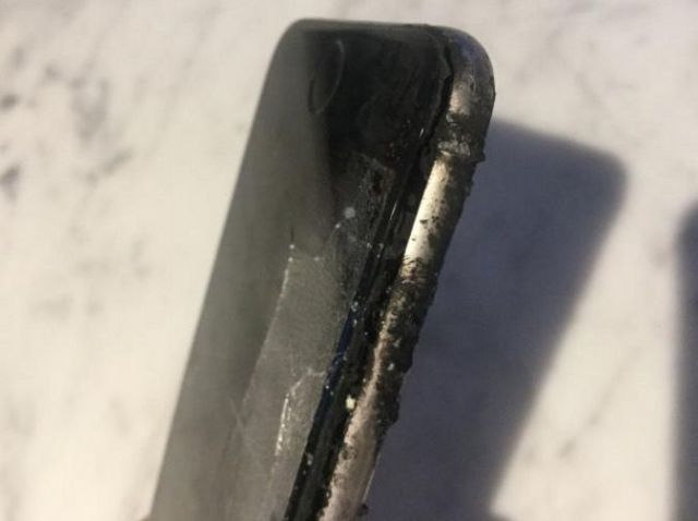 This guy's iPhone exploded in his pocket and it looks PAINFUL