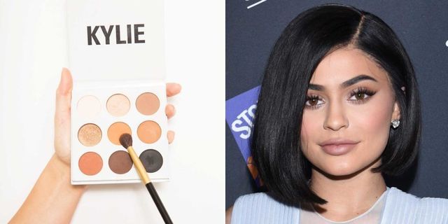 Three women apply a full face of makeup using Kylie Jenner KyShadow palette