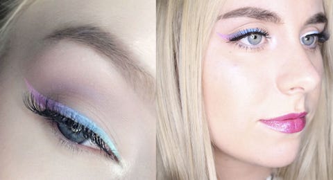 Instagram makeup - ombre eyeliner