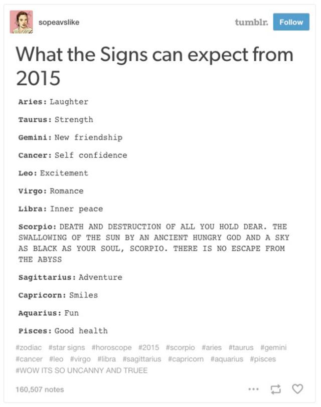 memes about astrological signs being fake