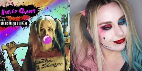 Harley Quinn Makeup 2017 Easy Step By Step Tutorial Video
