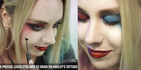 Harley Quinn Makeup 2017 Easy Step By Step Tutorial Video