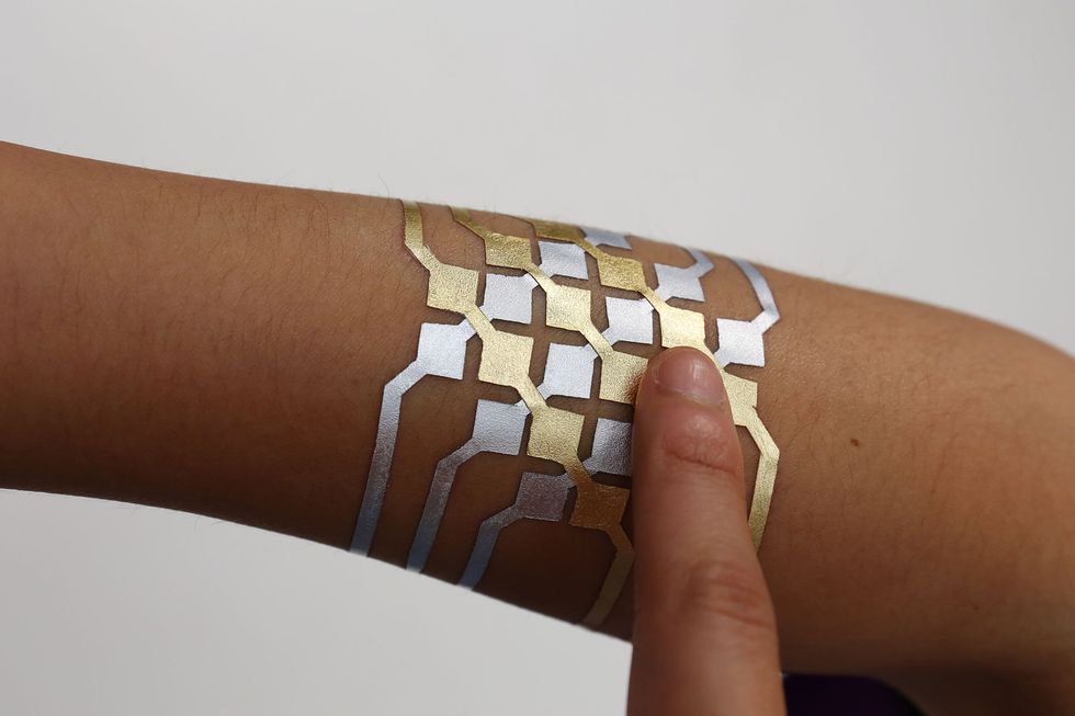 DuoSkin temporary touch screen tattoos
