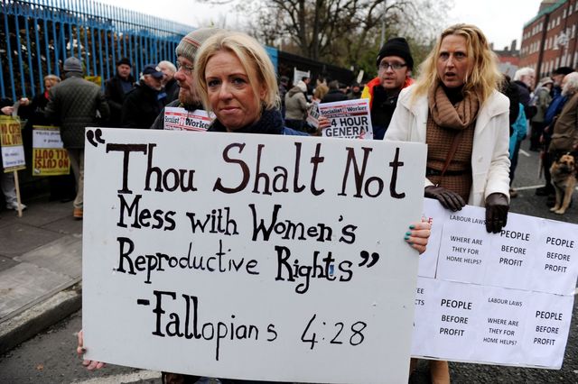 abortion protests in ireland