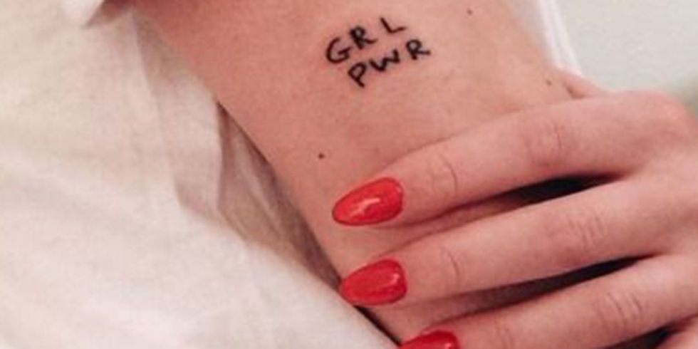 Buy Minimalist GRL PWR Temporary Tattoo set of 3 Online in India  Etsy