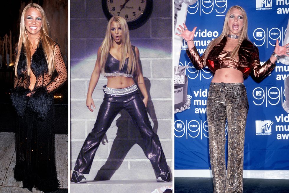 Britney Spears at the MTV VMAs in 1999