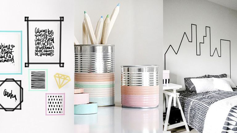 14 washi tape and masking tape interior ideas you will love