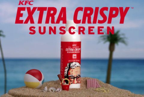 KFC launch a chicken-scented sun cream