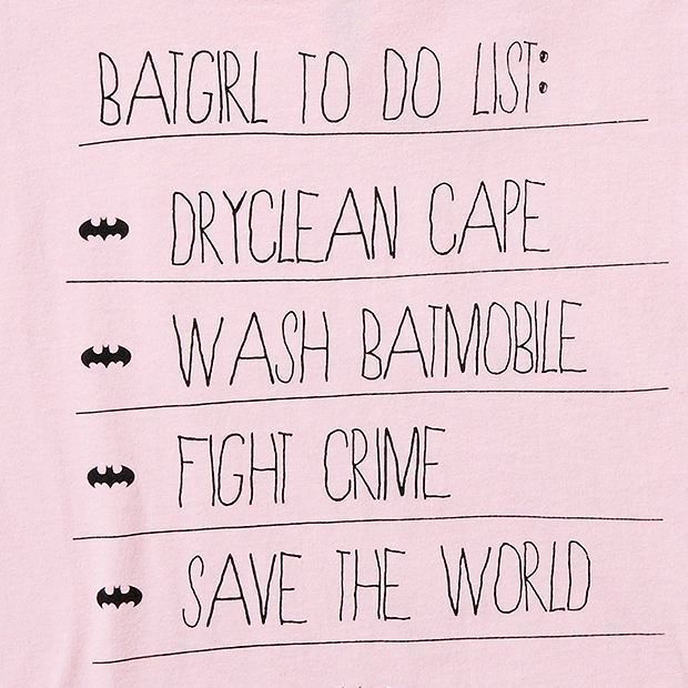 Batgirl to do list