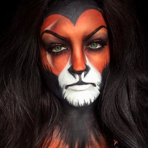 lion halloween makeup